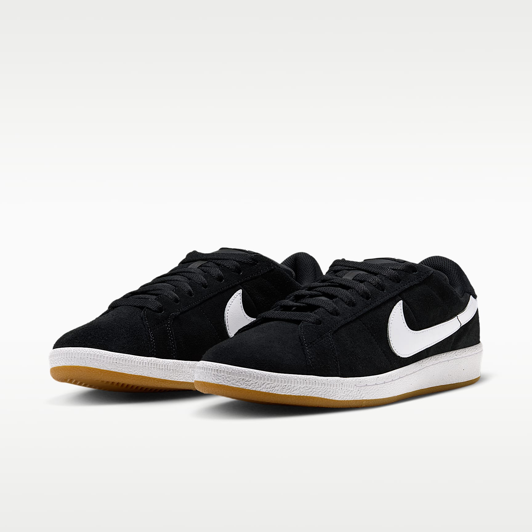 Nike SB Zoom Tennis Classic XL Skateboardschuh – Schwarz/Gum Light Brown/Weiß