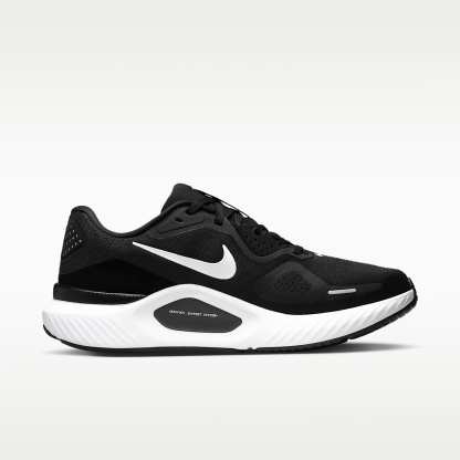 Nike Structure 26 Straßenlaufschuh (Damen) – Schwarz/Cool Grey/Metallic Silver/Weiß