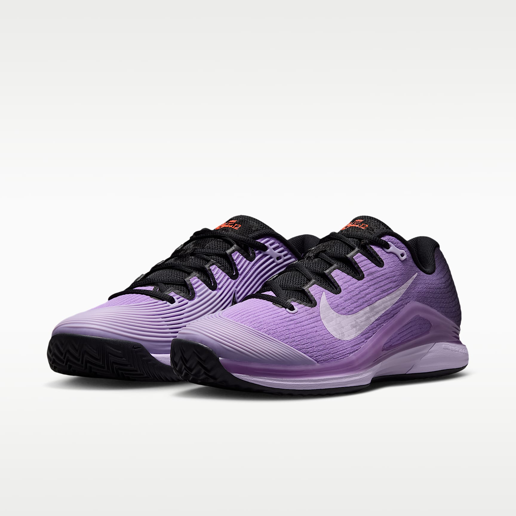 Nike Zoom Vapor 12 PRM Tennisschuhe für Clay Courts (Herren) – Bright Violet/Schwarz/Infrared 23/Violet Mist
