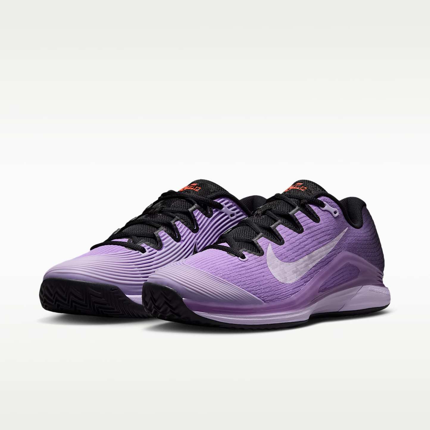Nike Zoom Vapor 12 PRM Tennisschuhe für Clay Courts (Herren) – Bright Violet/Schwarz/Infrared 23/Violet Mist
