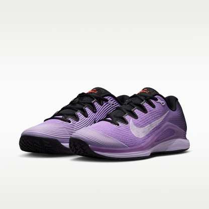 Nike Zoom Vapor 12 PRM Tennisschuhe für Clay Courts (Herren) – Bright Violet/Schwarz/Infrared 23/Violet Mist