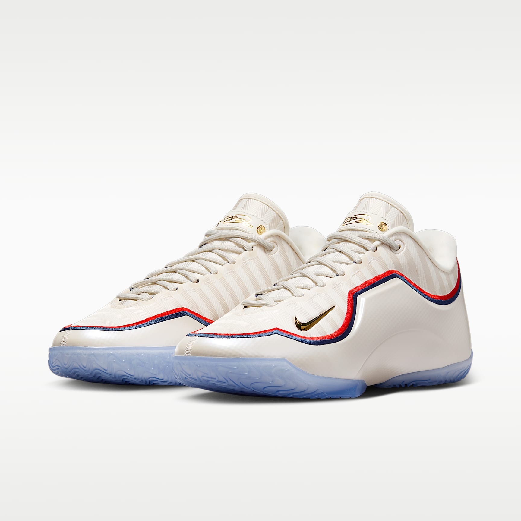 LeBron XXIII "Old Glory" Basketballschuh – Pale Ivory/University Red/Midnight Navy/Metallic Gold
