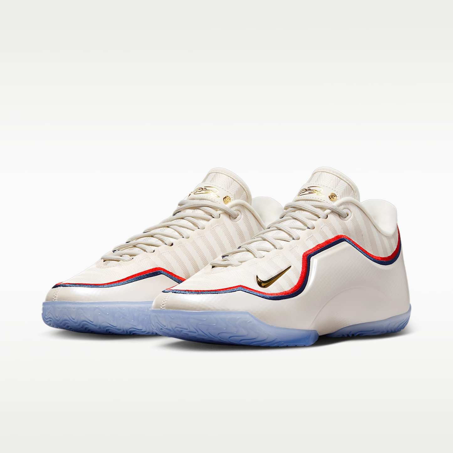 LeBron XXIII "Old Glory" Basketballschuh – Pale Ivory/University Red/Midnight Navy/Metallic Gold