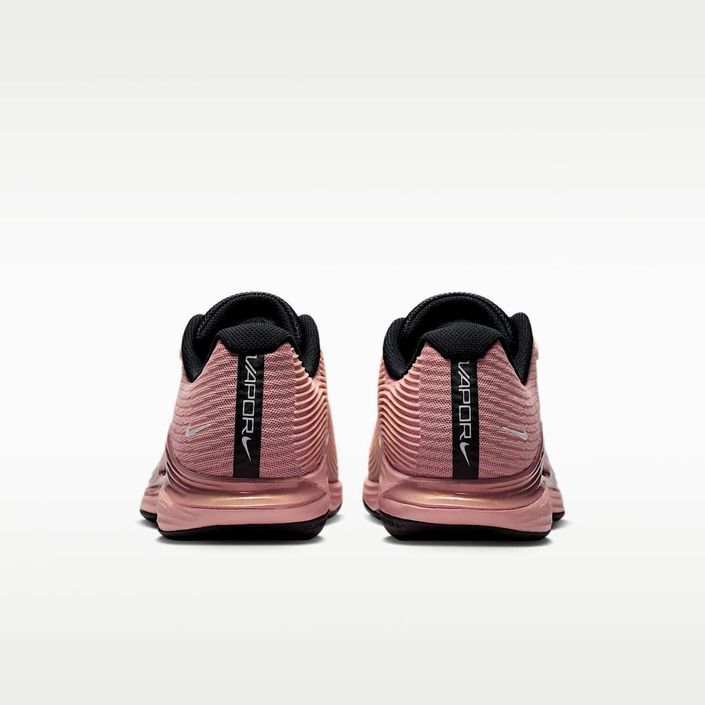 Nike Vapor 12 PRM Tennisschuhe für den Clay Court (Damen) – Metallic Red Bronze/Pure Platinum/Schwarz