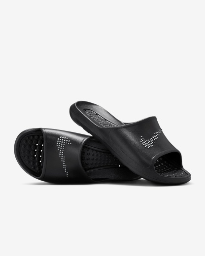 Nike Victori One Herren-Badeslipper – Schwarz/Schwarz/Weiß