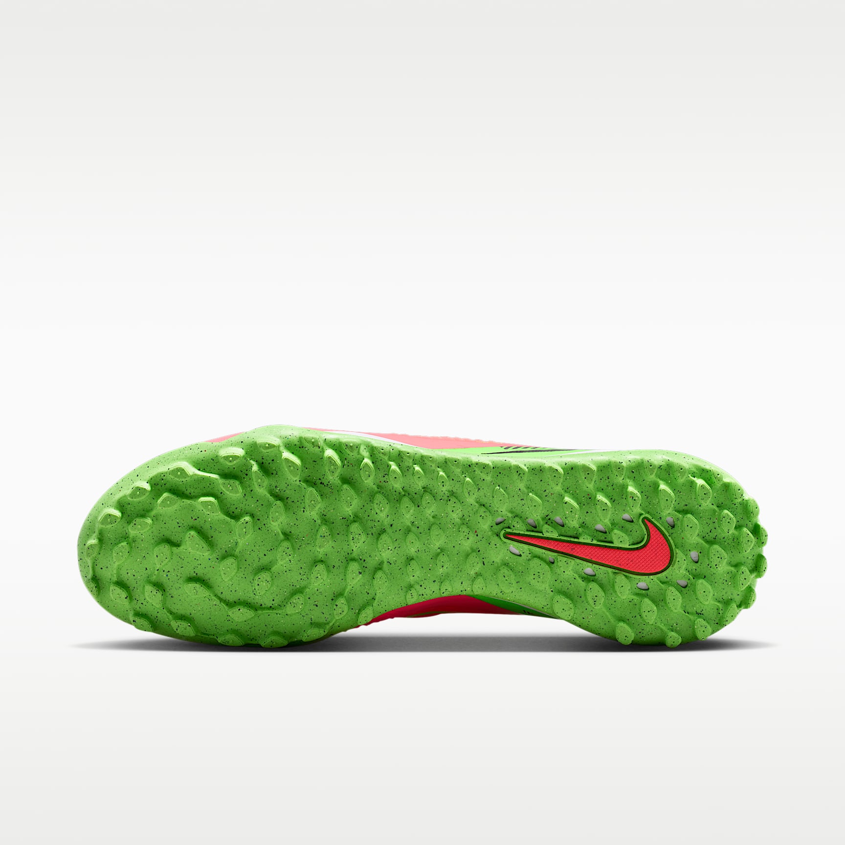Nike Phantom 6 Low Academy "Erling Haaland" Fußballschuh für Turf – Hot Punch/Green Strike/Schwarz