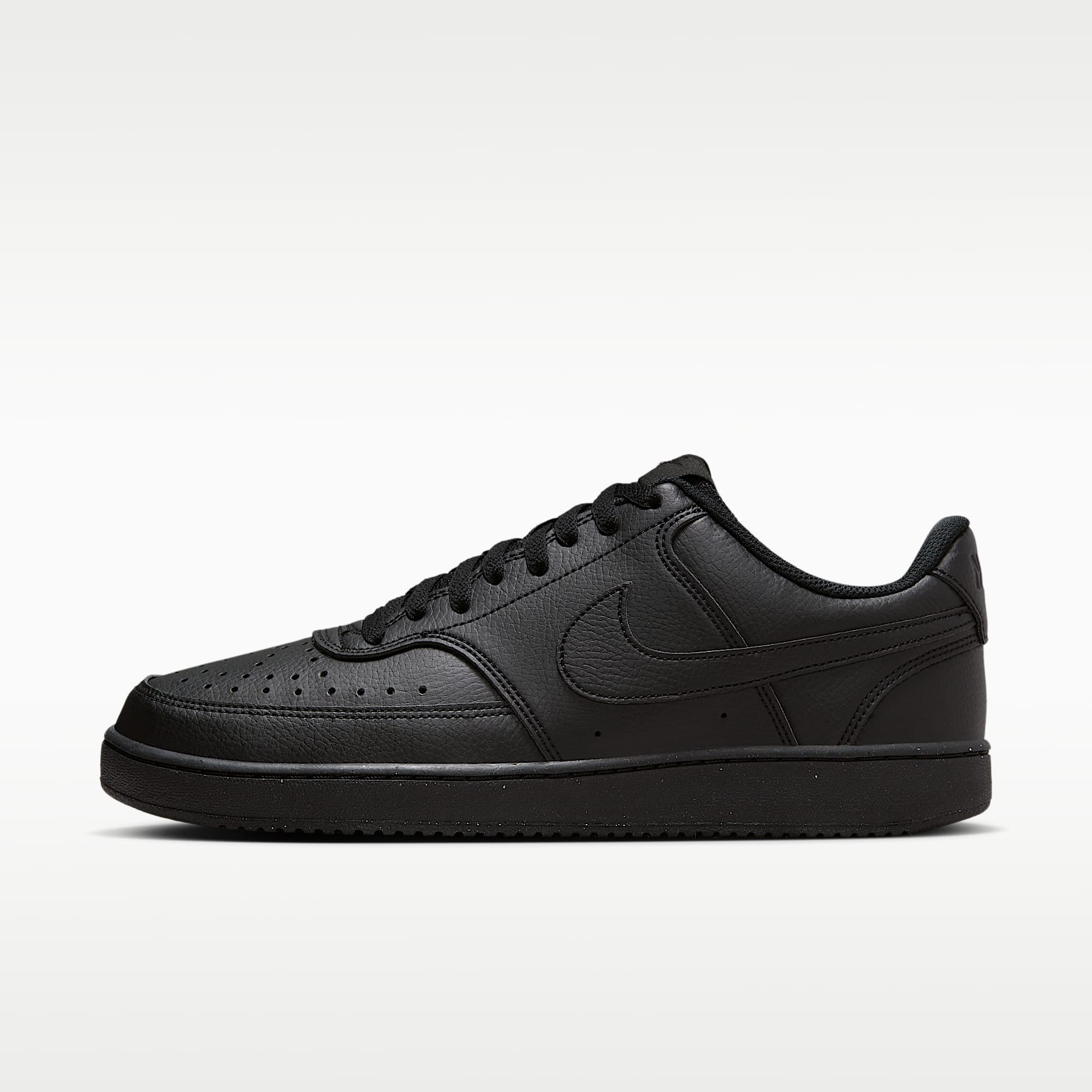 Nike Court Vision Low Next Nature Herrenschuh – Schwarz/Schwarz/Schwarz