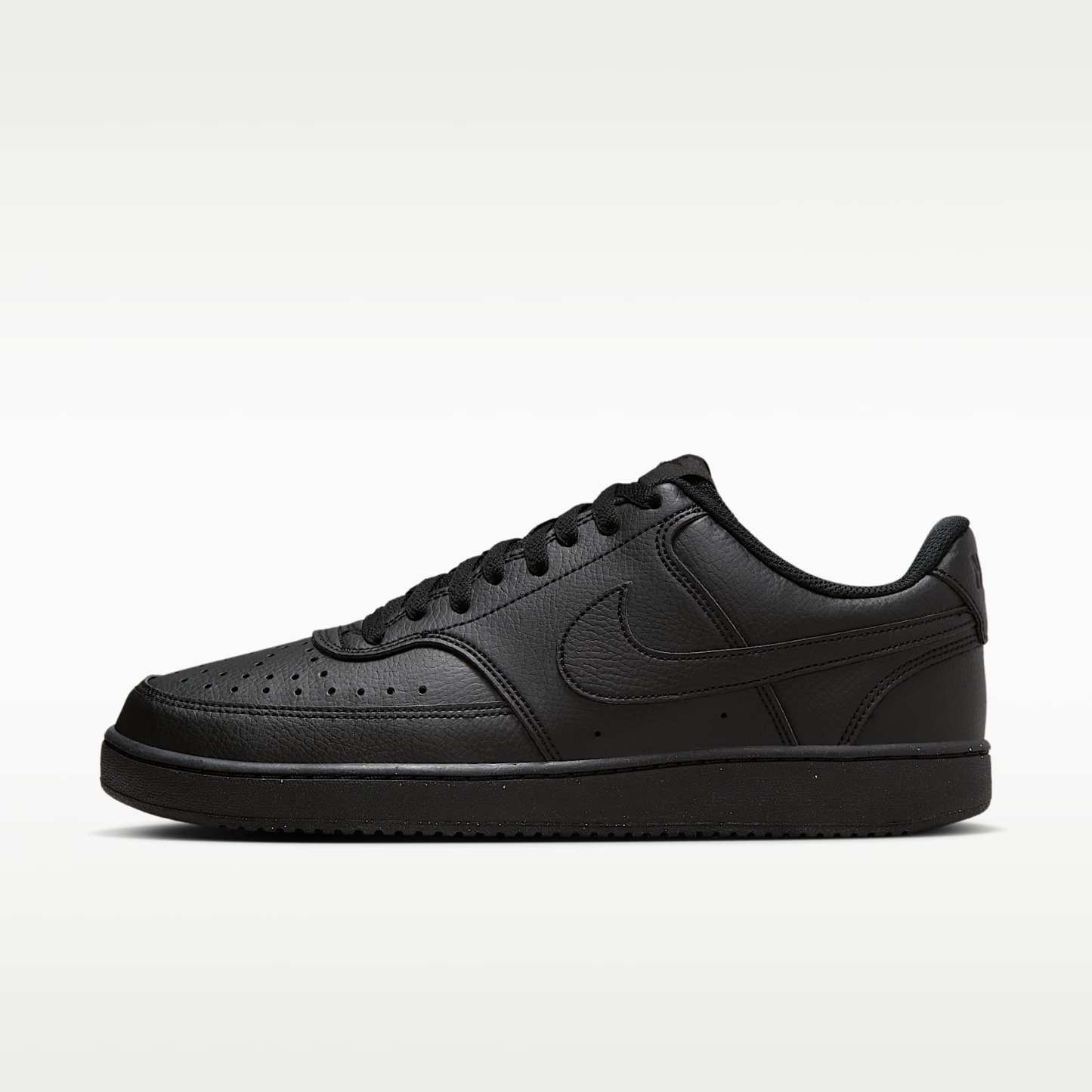Nike Court Vision Low Next Nature Herrenschuh – Schwarz/Schwarz/Schwarz