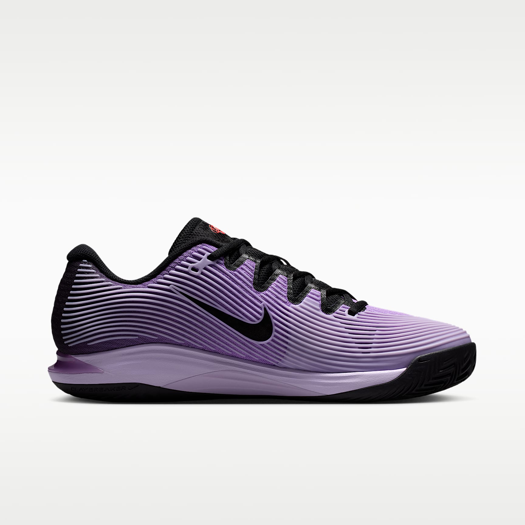 Nike Zoom Vapor 12 PRM Tennisschuhe für Clay Courts (Herren) – Bright Violet/Schwarz/Infrared 23/Violet Mist