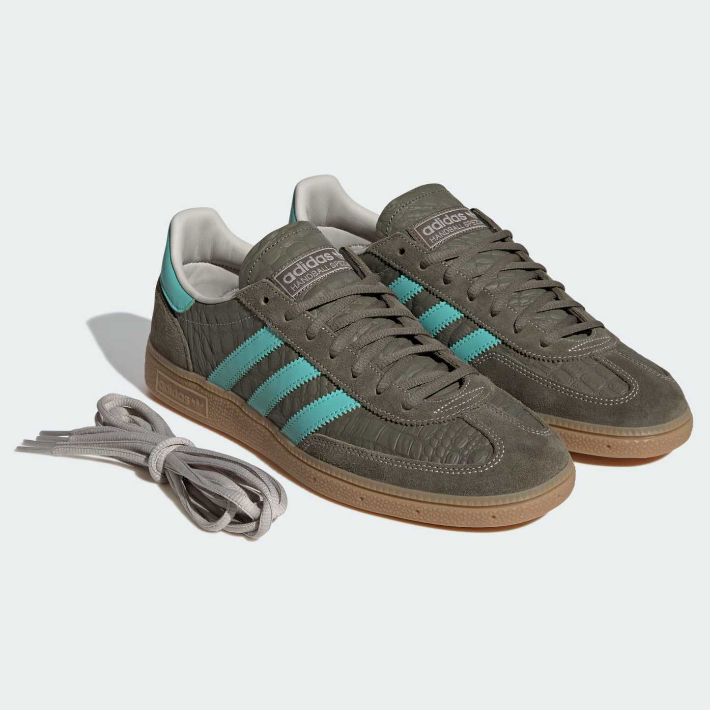 HANDBALL SPEZIAL SCHUH – Olive Strata / Acid Mint / Gum – KI8685