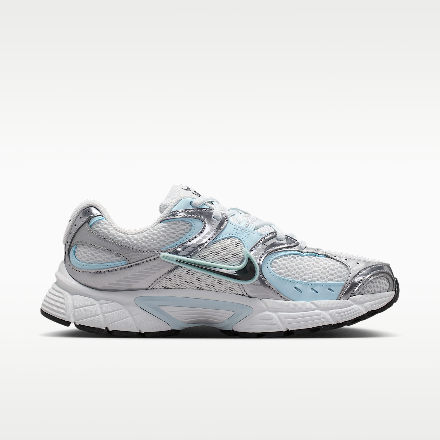 Nike V5 RNR Schuh mit reflektierenden Akzenten (Damen) – Grey Fog/Off White/Glacier Blue/Anthracite