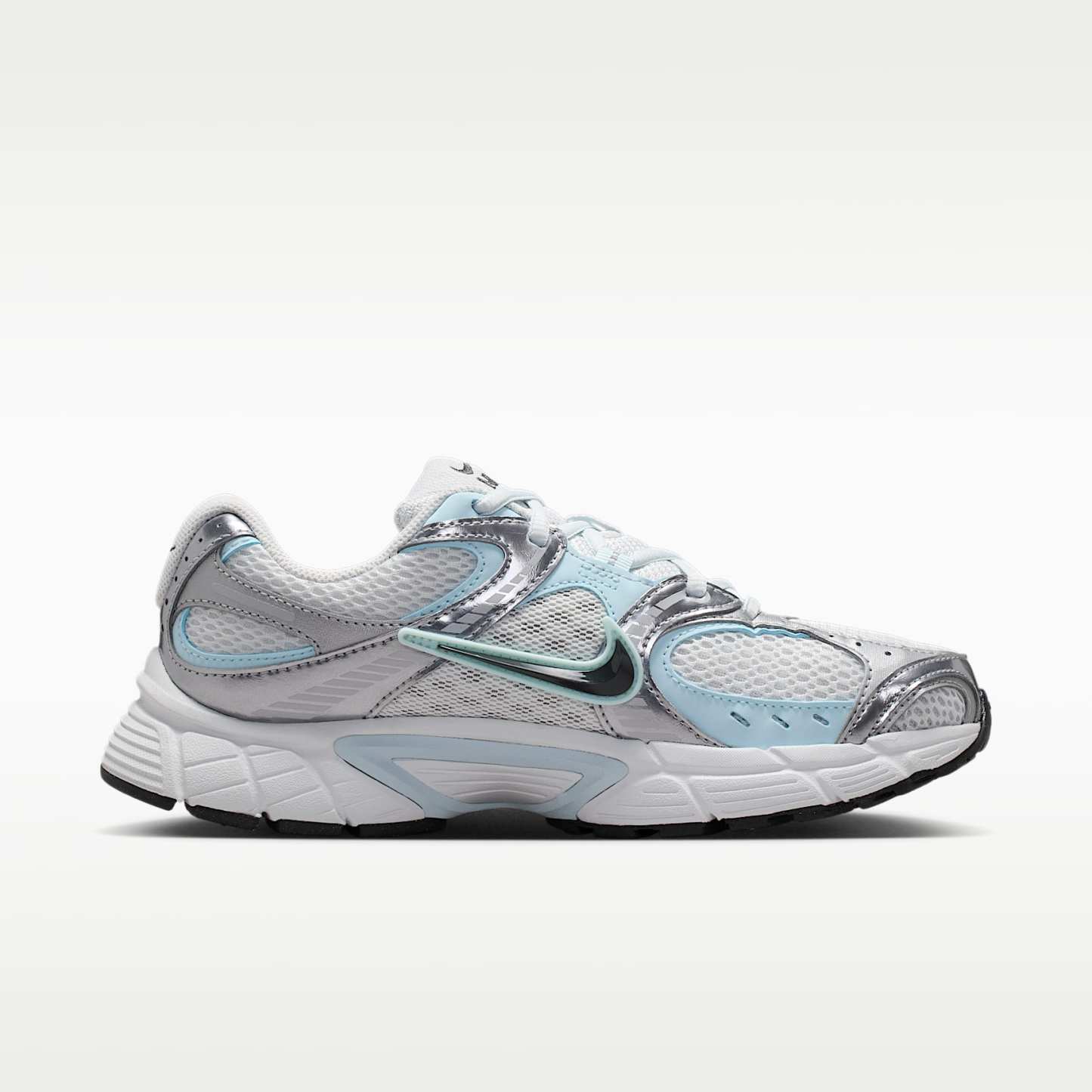 Nike V5 RNR Schuh mit reflektierenden Akzenten (Damen) – Grey Fog/Off White/Glacier Blue/Anthracite