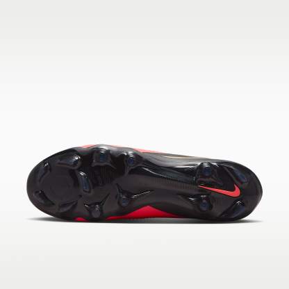 Nike Phantom 6 High Pro Fußballschuh für normalen Rasen – Bright Crimson/Schwarz/Blur