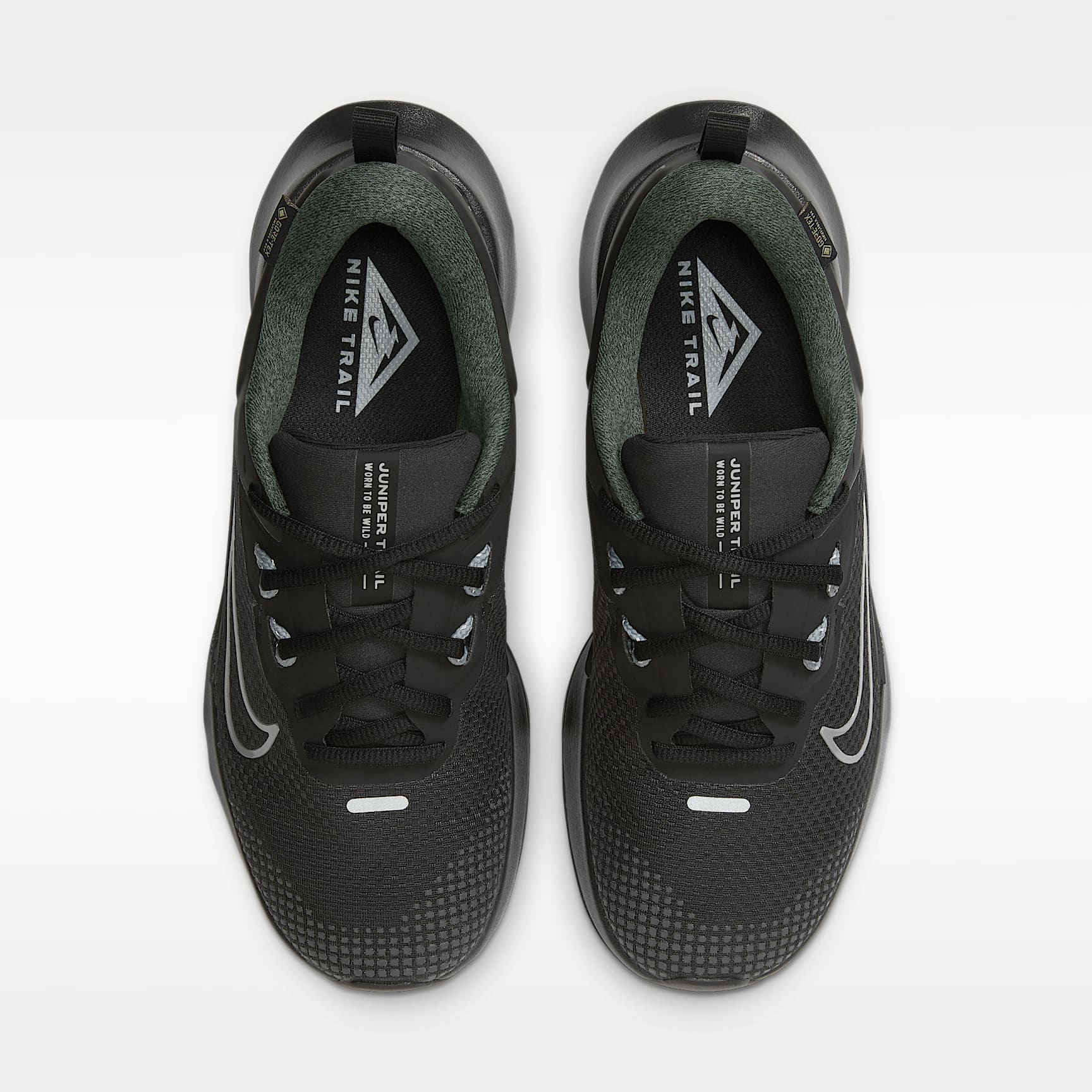 Nike Juniper Trail 2 GORE-TEX wasserfester Traillaufschuh (Damen) – Schwarz/Anthracite/Cool Grey