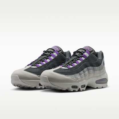 Nike Air Max 95 Big Bubble "OG" Schuh (Herren) – Photon Dust/Dark Grey/Grey Fog/Bright Violet