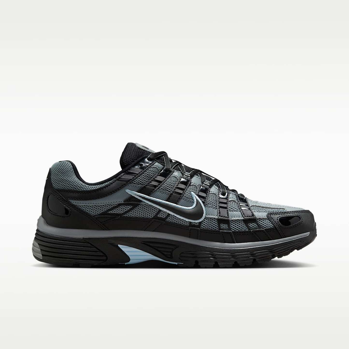 Nike P-6000 Tech Schuh für Herren – Schwarz/Cool Grey/Celestine Blue/Schwarz