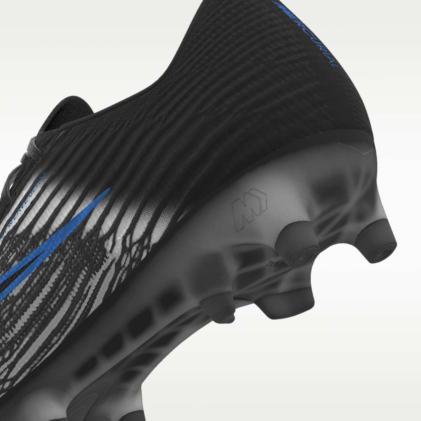 Nike Mercurial Superfly 11 Elite By You personalisierbarer Low-Top-Fußballschuh für Kunstrasen – Schwarz/Schwarz [4172670494]