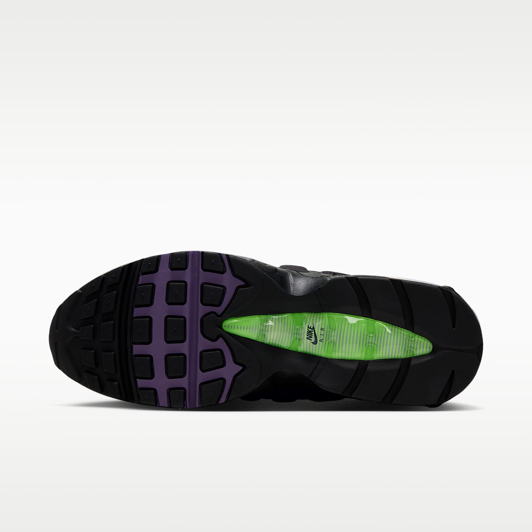 Nike Air Max 95 Big Bubble Premium Herrenschuh – Schwarz/Dark Smoke Grey/Smoke Grey/Canyon Purple