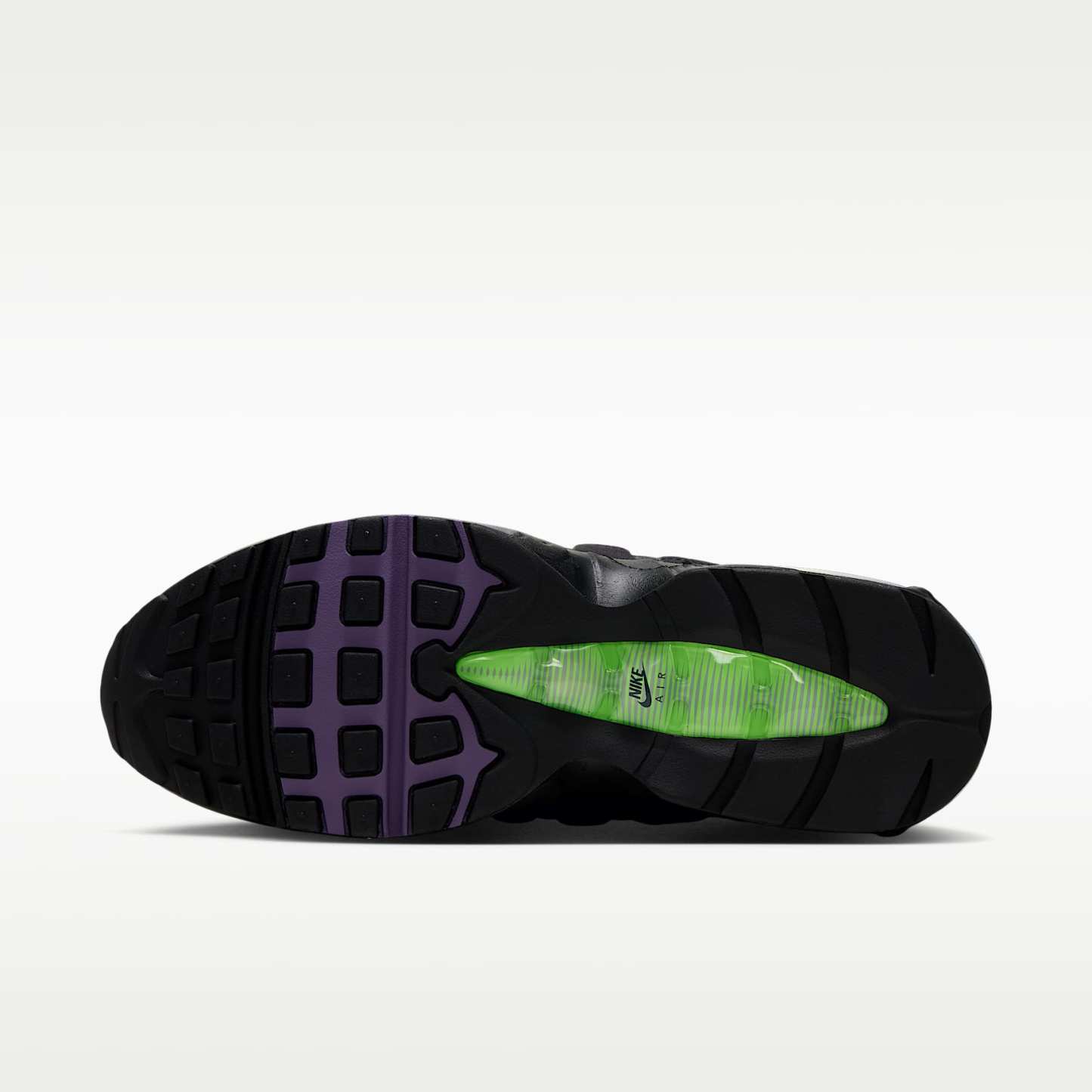 Nike Air Max 95 Big Bubble Premium Herrenschuh – Schwarz/Dark Smoke Grey/Smoke Grey/Canyon Purple