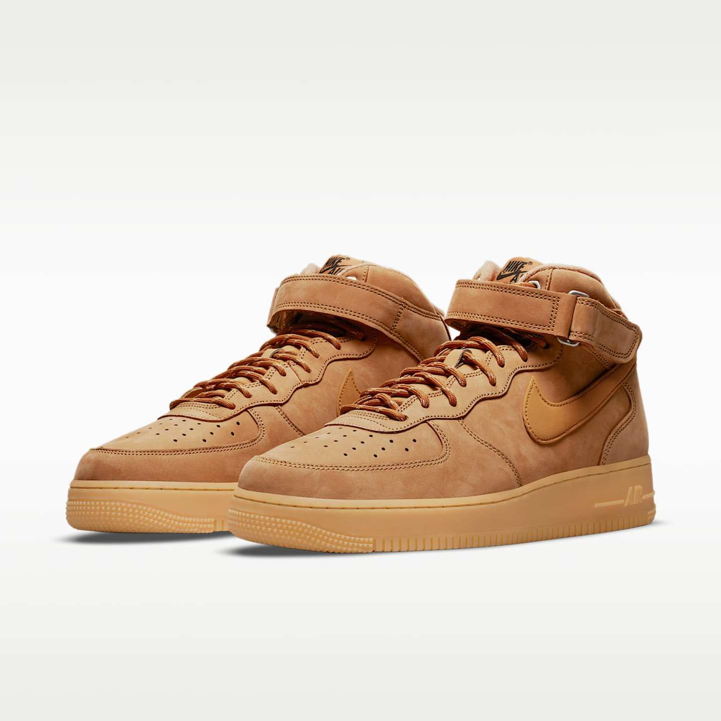 Nike Air Force 1 Mid '07 Herrenschuh – Flax/Gum Light Brown/Schwarz/Wheat