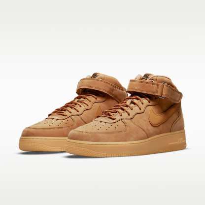 Nike Air Force 1 Mid '07 Herrenschuh – Flax/Gum Light Brown/Schwarz/Wheat