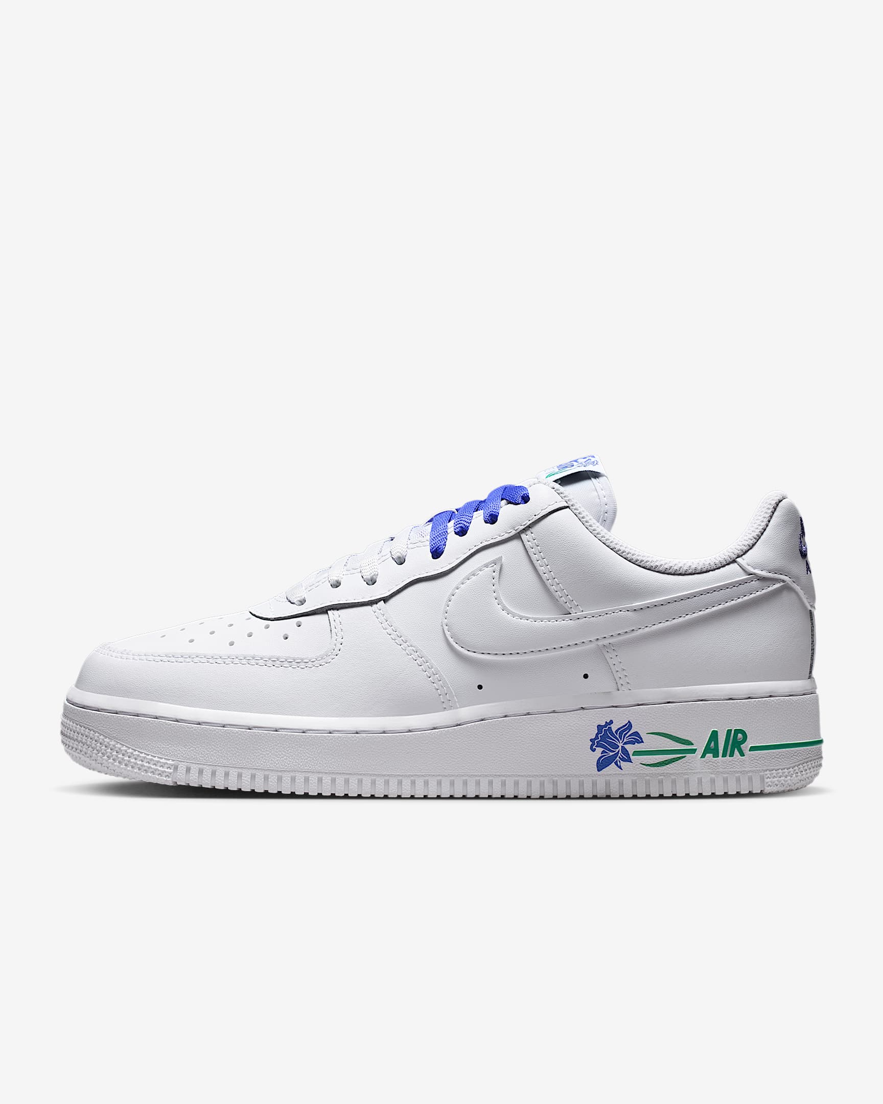 Nike Air Force 1 '07 SE Damenschuh – Weiß/Persian Violet/Stadium Green/Weiß