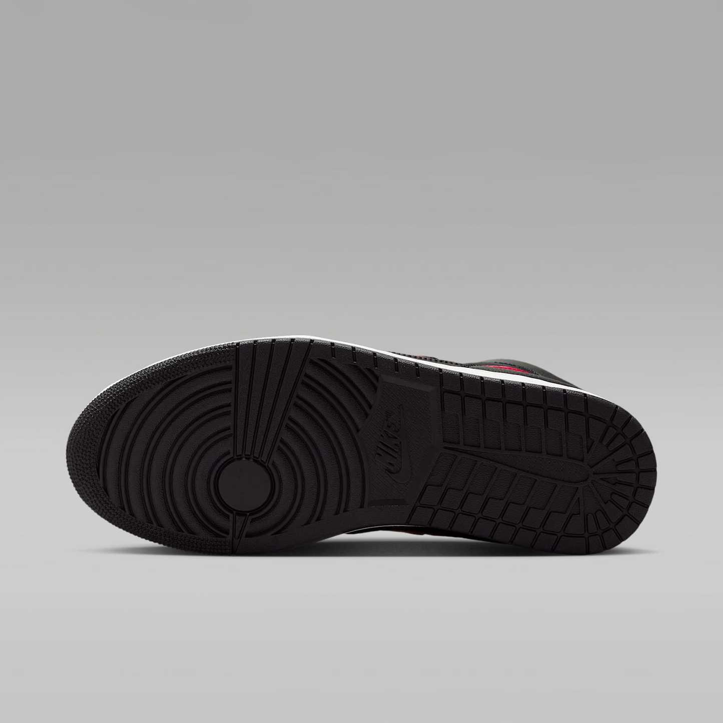 Jordan Court Connect Mid Herrenschuhe – Schwarz/Gym Red/Weiß/Schwarz