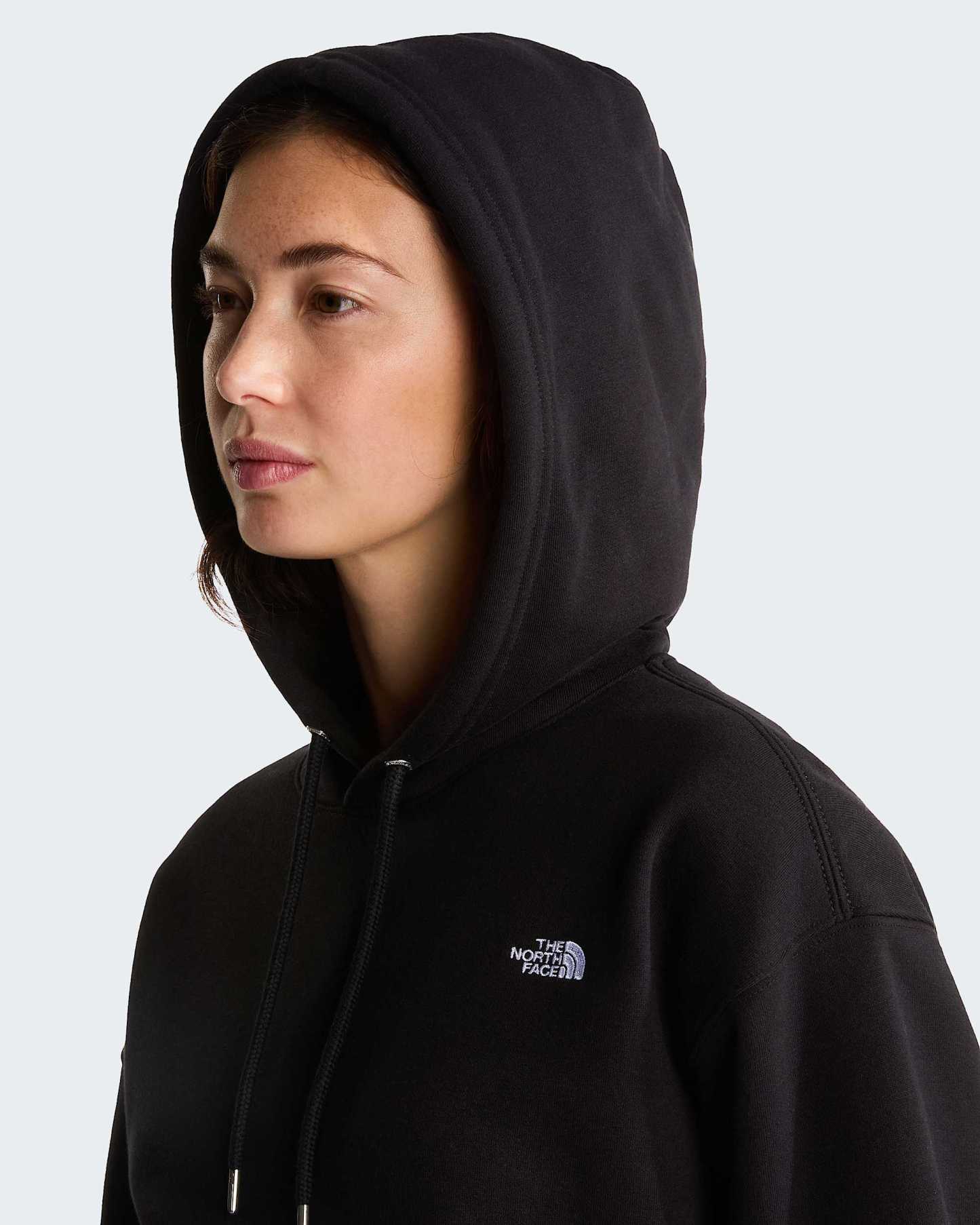 TNF™ Essential Simple Dome Boxy Oversized Hoodie Damen – TNF Black