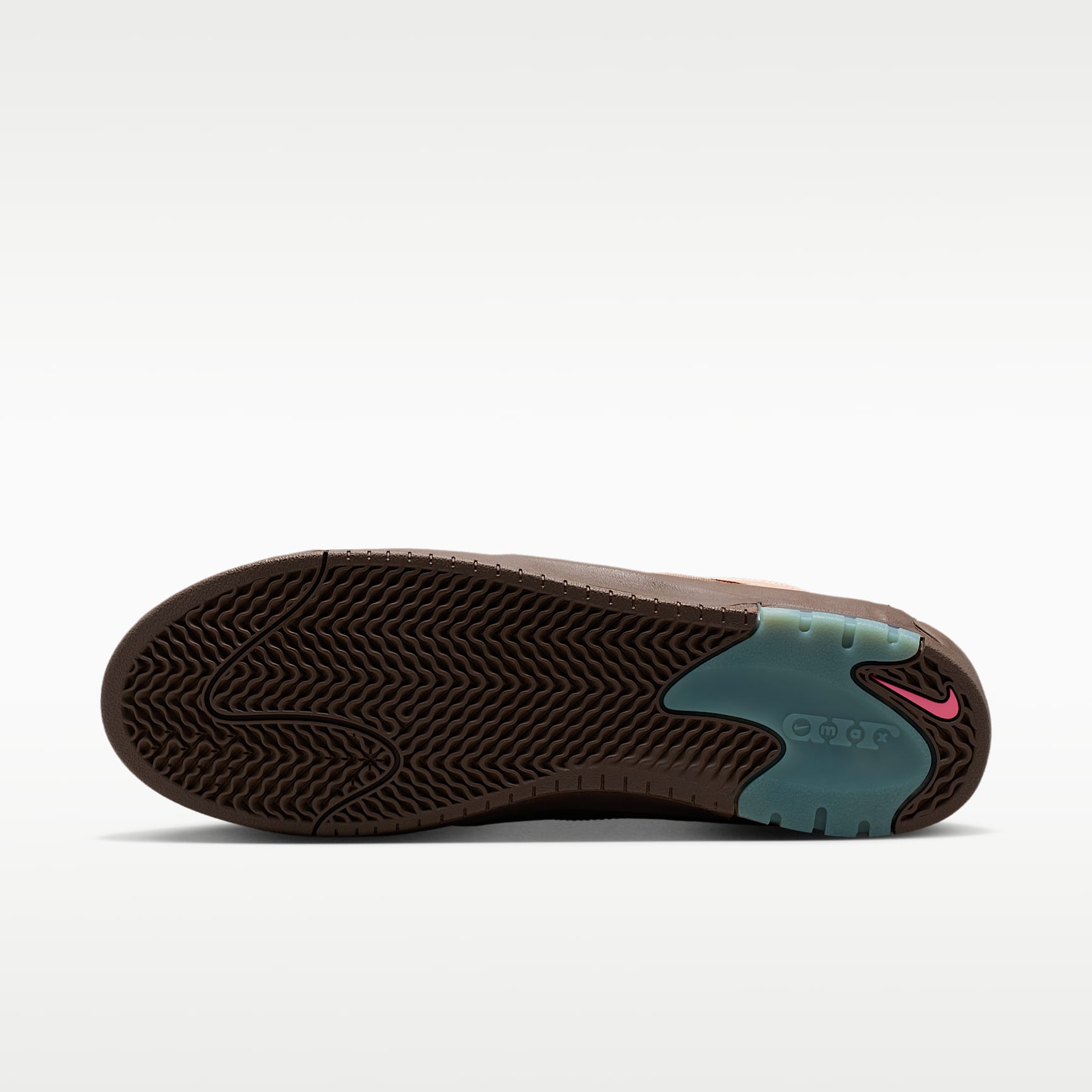 Nike Air Max Ishod Skateboardschuh – Hemp/Pinksicle/University Gold/Baroque Brown