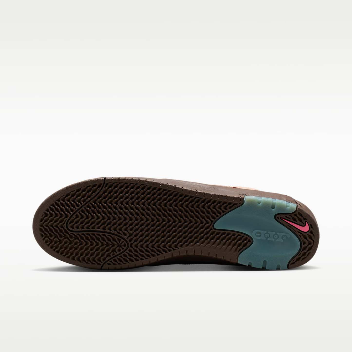 Nike Air Max Ishod Skateboardschuh – Hemp/Pinksicle/University Gold/Baroque Brown