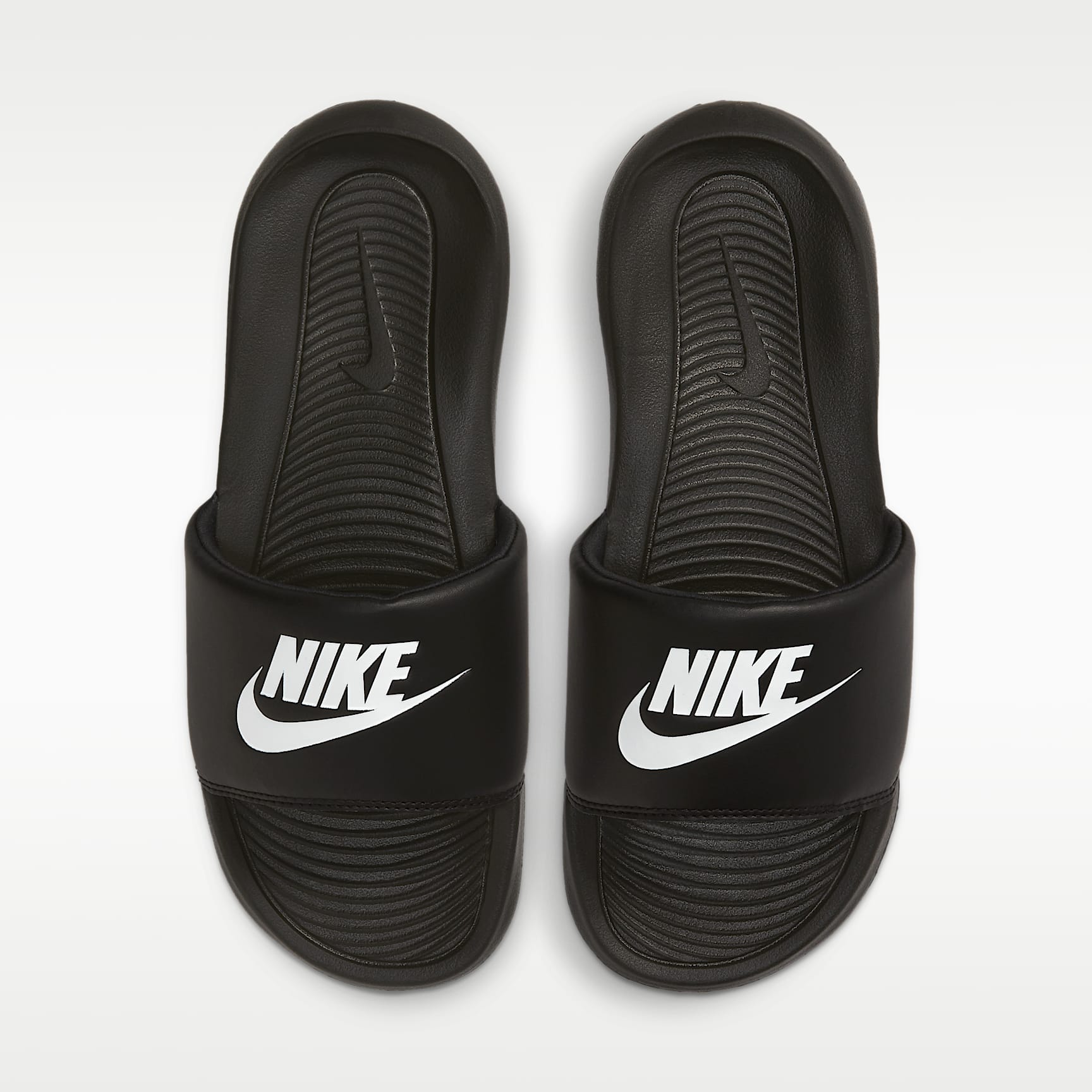 Nike Victori One Damen-Badeslipper – Schwarz/Schwarz/Weiß