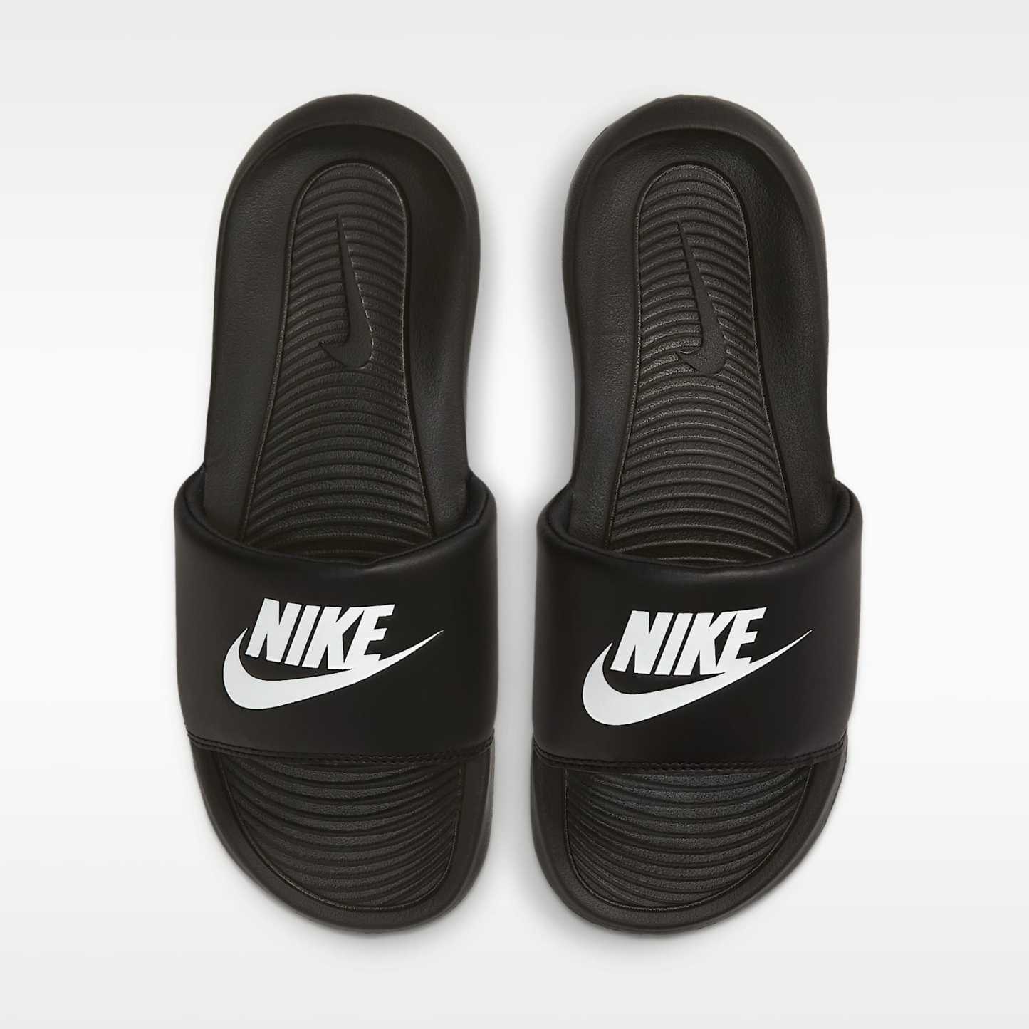Nike Victori One Damen-Badeslipper – Schwarz/Schwarz/Weiß