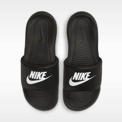 Nike Victori One Damen-Badeslipper – Schwarz/Schwarz/Weiß