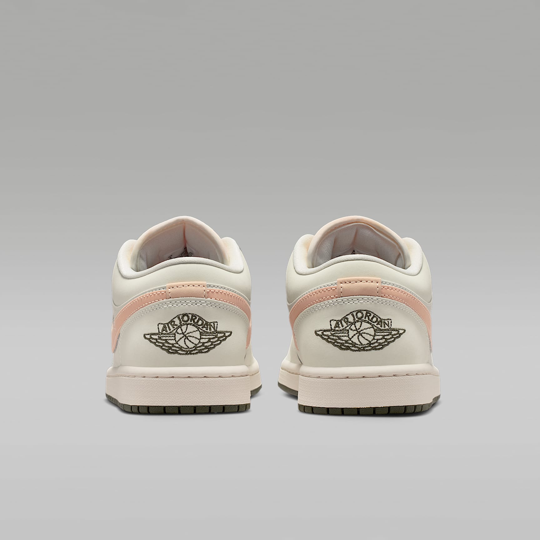 Air Jordan 1 Low Damenschuh – Sail/Crimson Tint/Cargo Khaki