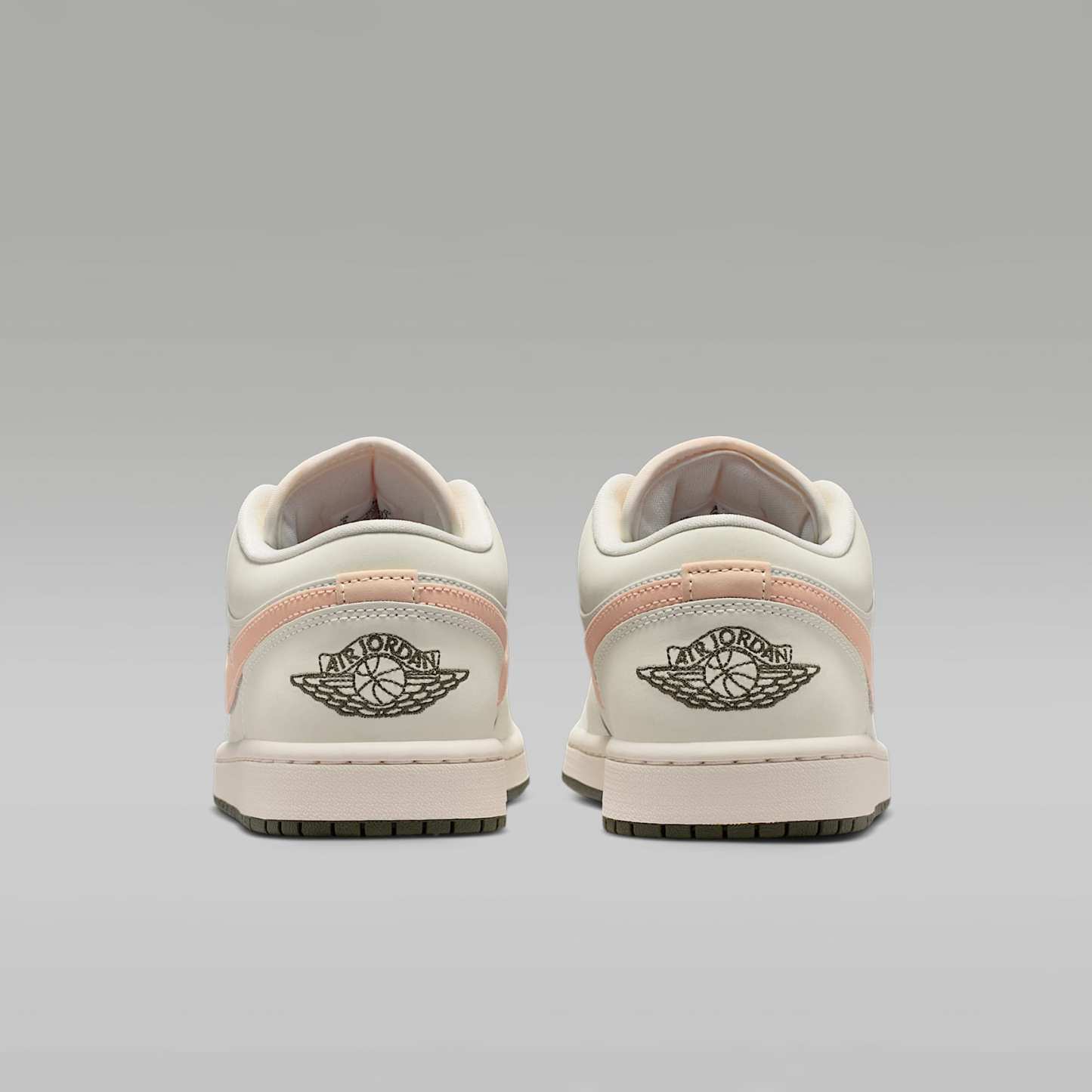 Air Jordan 1 Low Damenschuh – Sail/Crimson Tint/Cargo Khaki