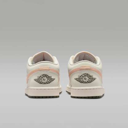 Air Jordan 1 Low Damenschuh – Sail/Crimson Tint/Cargo Khaki
