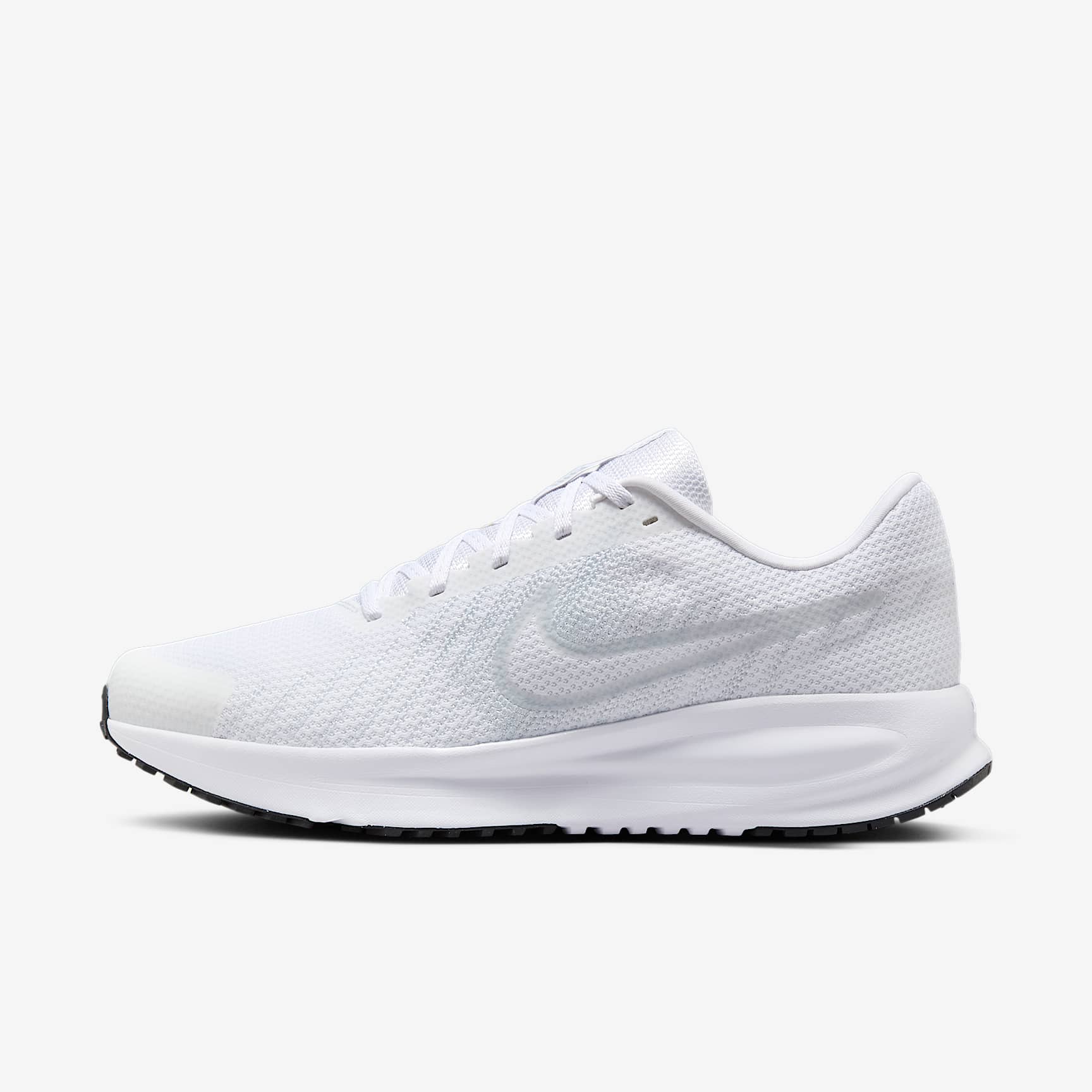 Nike Run Defy Straßenlaufschuh (Herren) – Weiß/Schwarz/Pure Platinum
