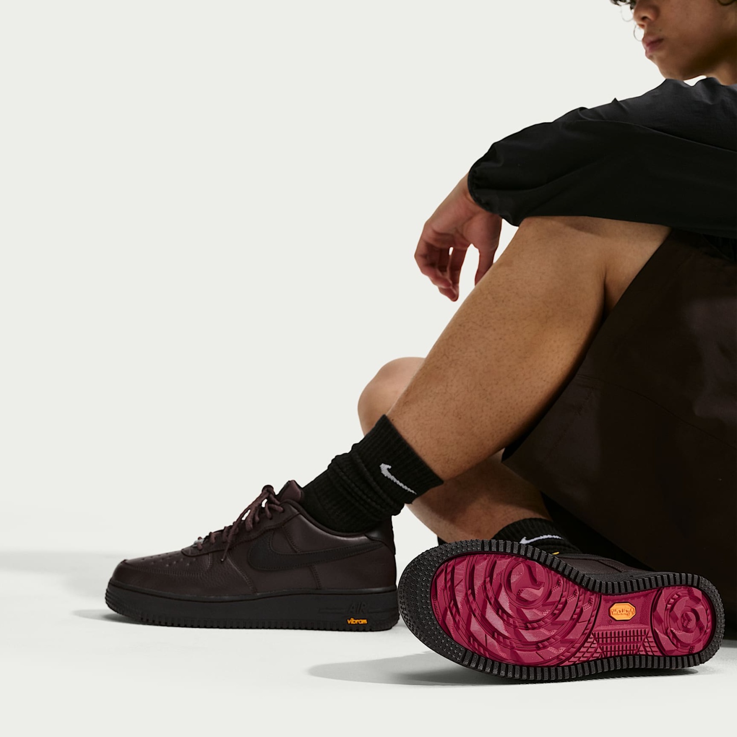 Air Force 1 GORE-TEX Vibram Schuh (Herren) – Baroque Brown/Speed Yellow/University Red/Shadow Brown