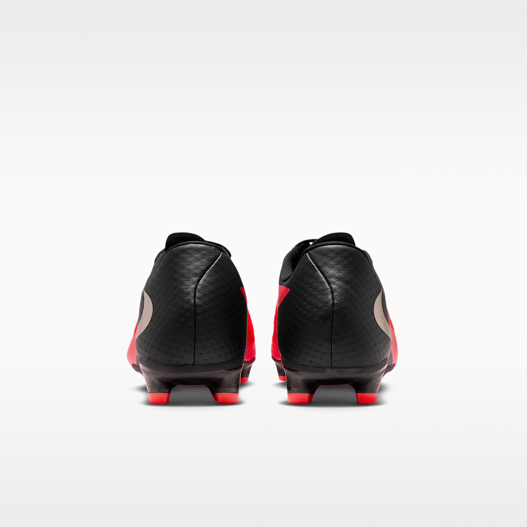 Nike Phantom 6 Low Academy Fußballschuh für verschiedene Böden – Bright Crimson/Schwarz/Blur