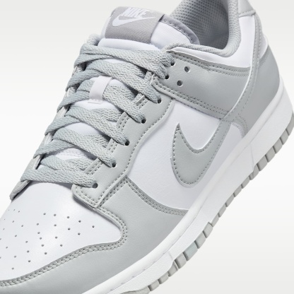 Nike Dunk Low Retro Herrenschuh – Weiß/Weiß/Light Smoke Grey