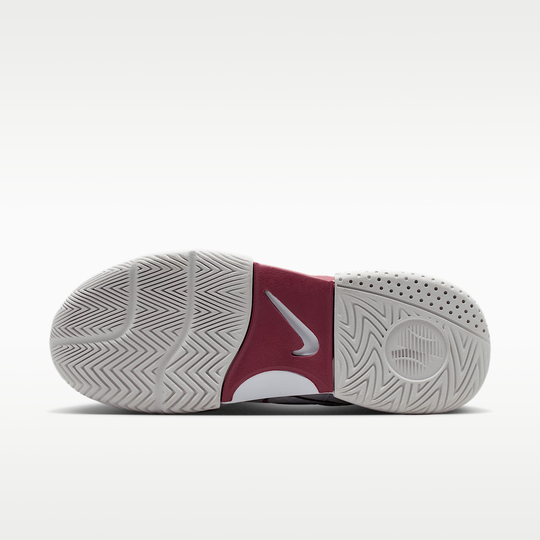 NikeCourt Lite 4 Tennisschuh für Hartplätze (Damen) – Weiß/Vast Grey/Pink Smoke