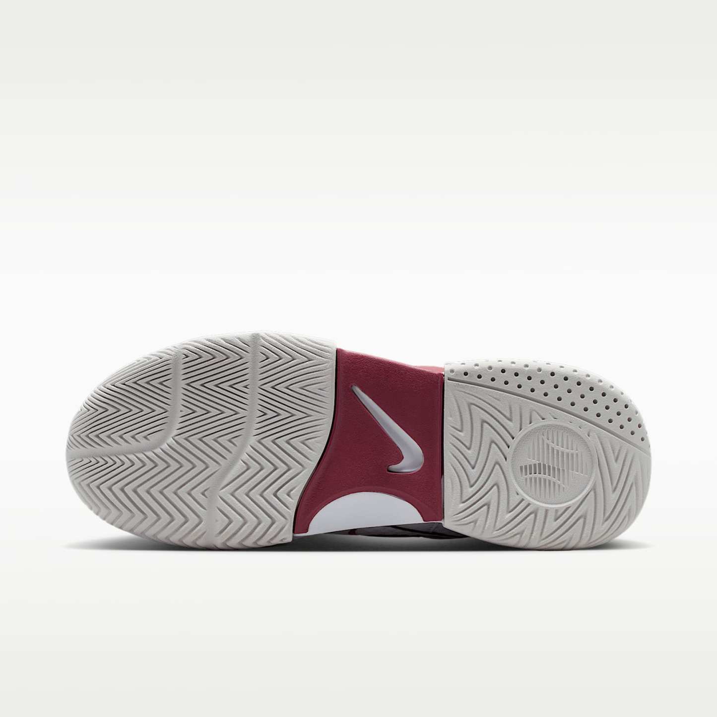 NikeCourt Lite 4 Tennisschuh für Hartplätze (Damen) – Weiß/Vast Grey/Pink Smoke