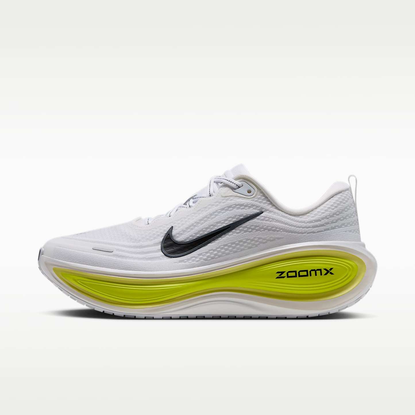 Nike Vomero Plus Straßenlaufschuh (Herren) – Weiß/Lemon Venom/Electric Yellow/Schwarz