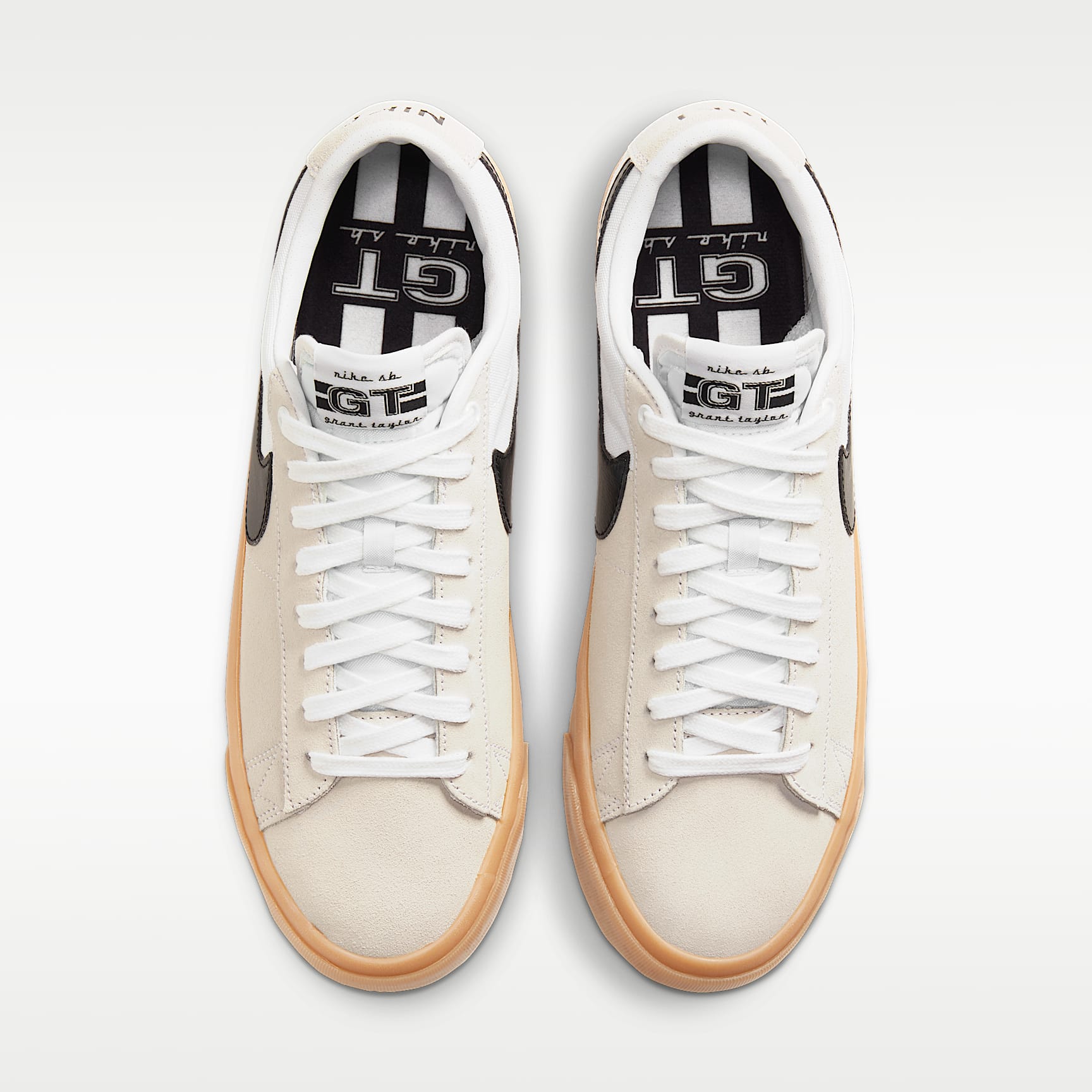 Nike SB Zoom Blazer Low Pro GT Skateboardschuh – Weiß/Weiß/Weiß/Schwarz