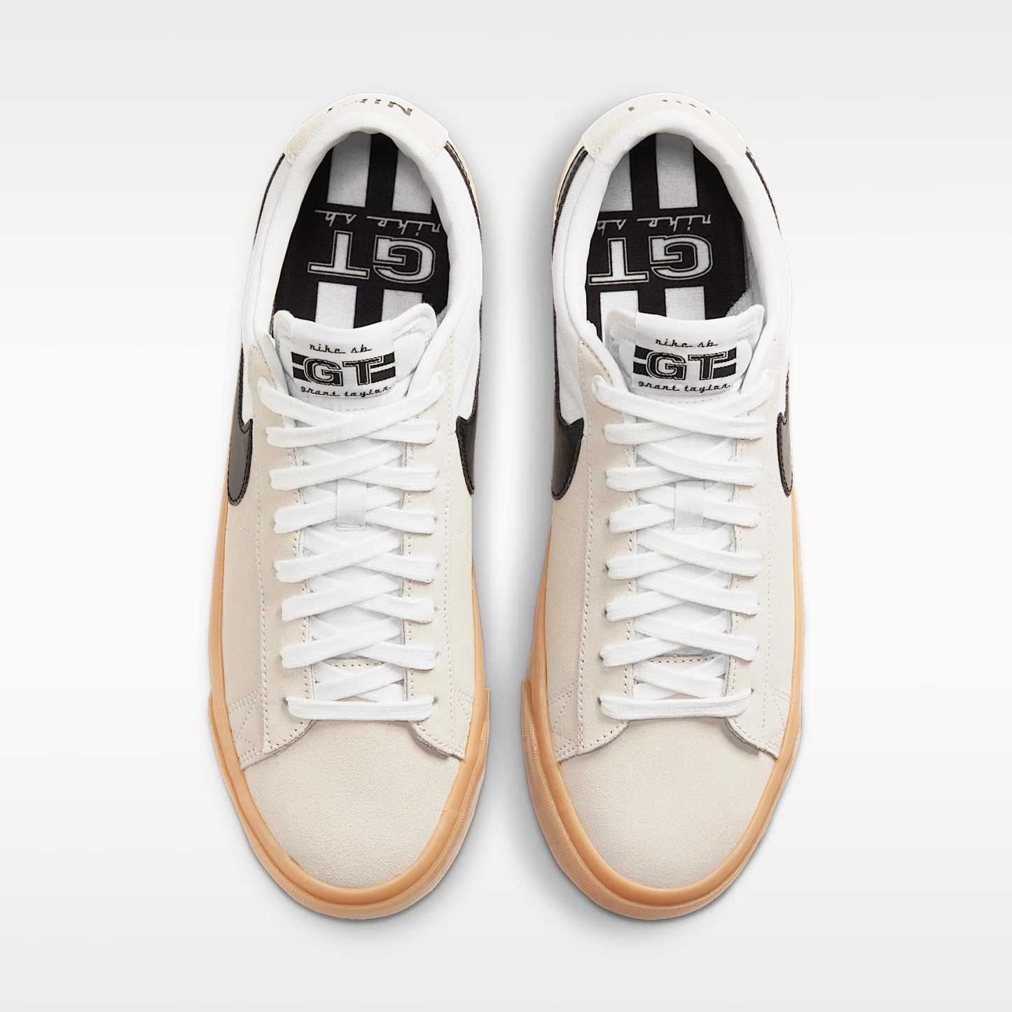 Nike SB Zoom Blazer Low Pro GT Skateboardschuh – Weiß/Weiß/Weiß/Schwarz