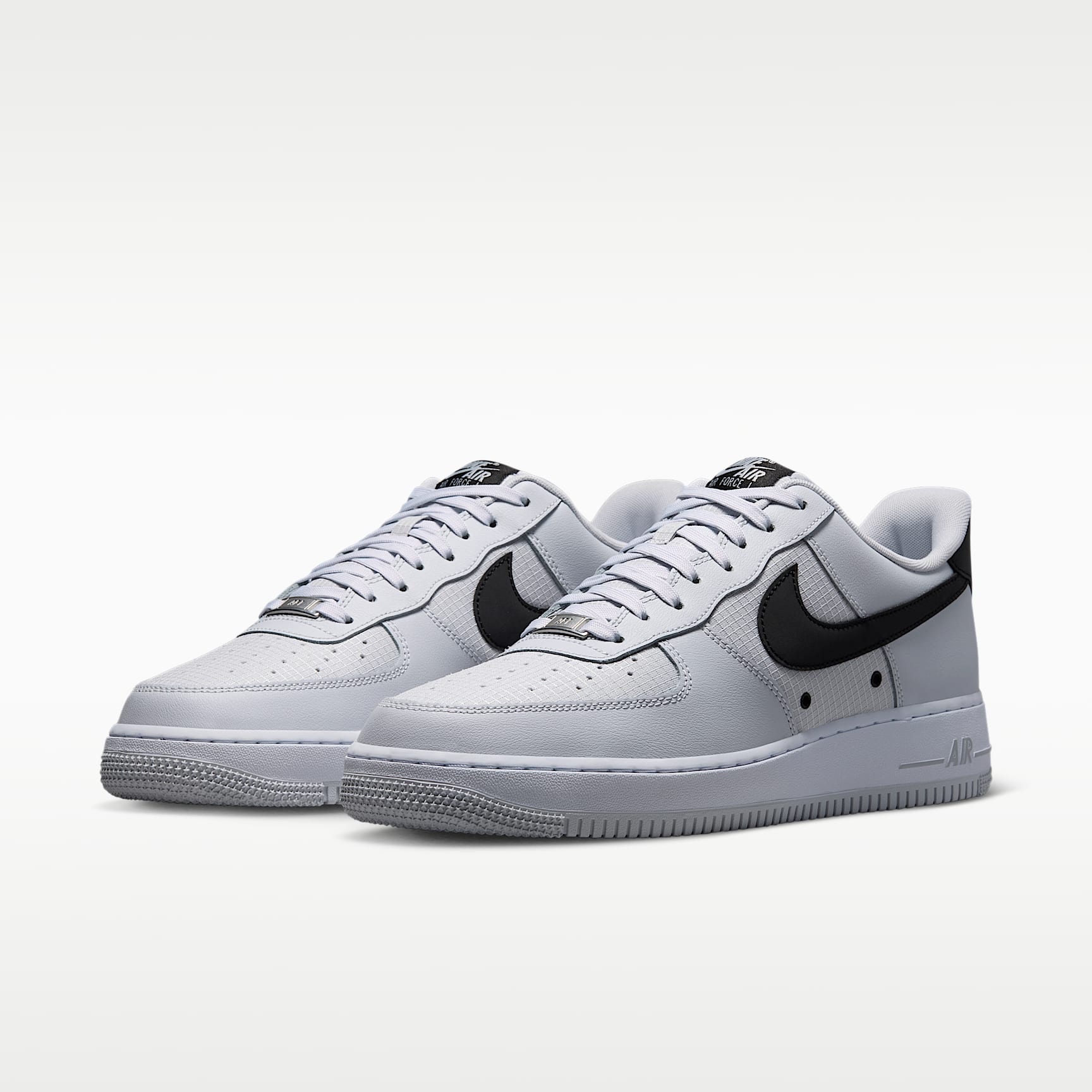 Nike Air Force 1 '07 LV8 Schuh (Herren) – Geyser Grey/Weiß/Schwarz