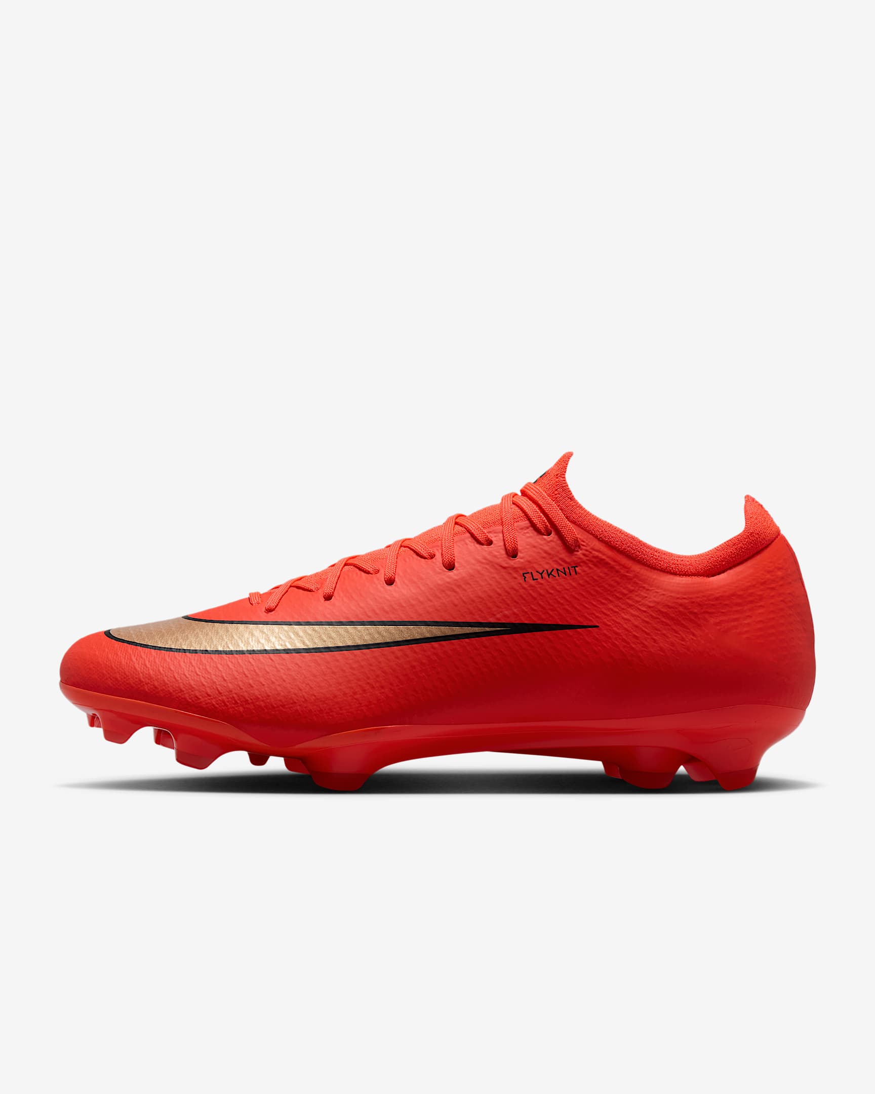 Nike Mercurial Vapor 17 Pro Low-Top-Fußballschuh für normalen Rasen – Bright Crimson/Blur