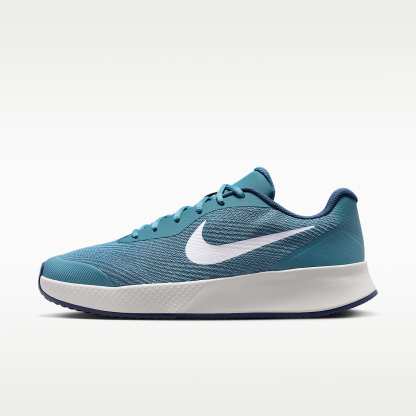 NikeCourt Lite 3 Clay Court Tennisschuh (Herren) – Smokey Blue/Light Bone/New Slate/Weiß
