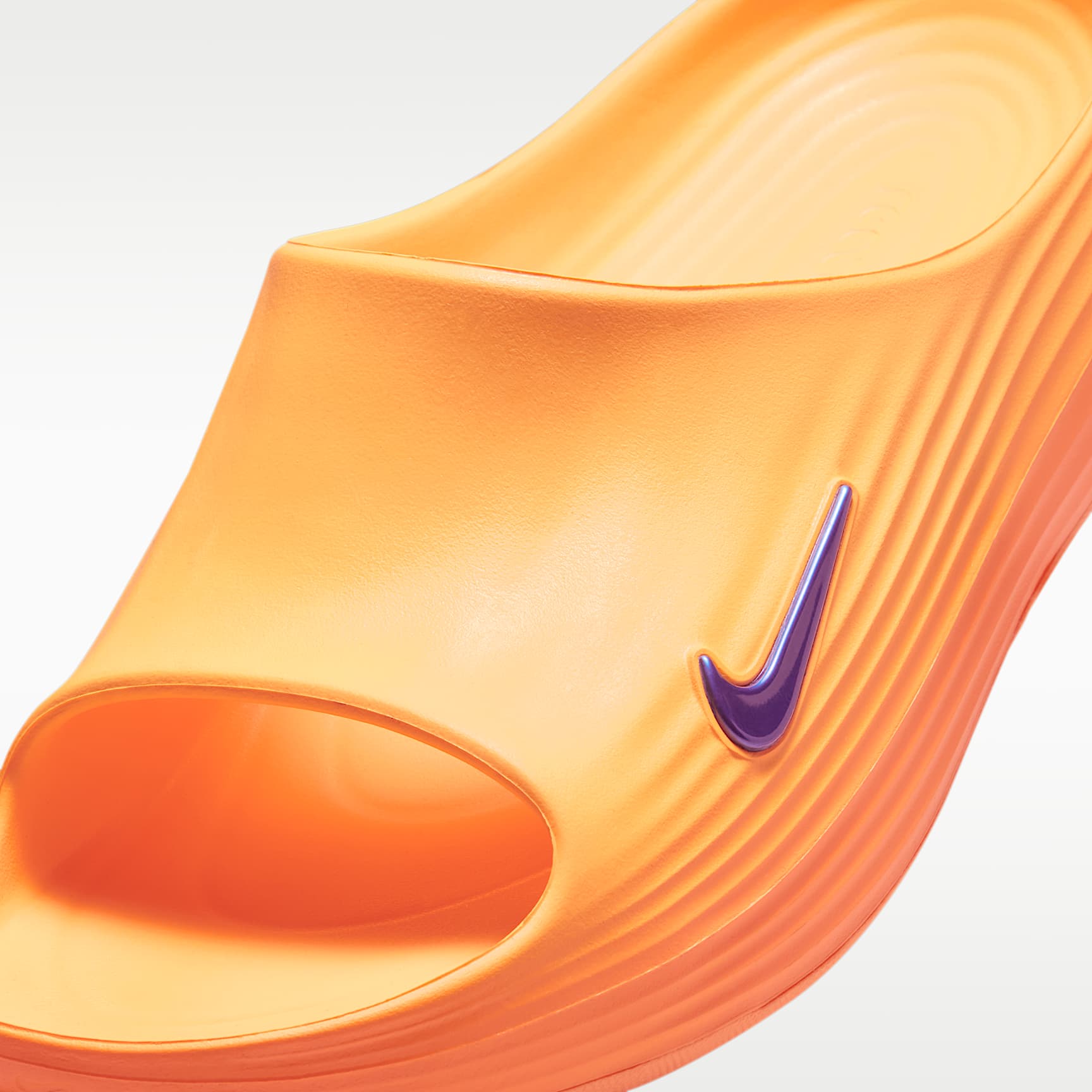 Nike ReactX Rejuven8 Slides (Herren) – Citron Pulse/Laser Orange/Volt Ice