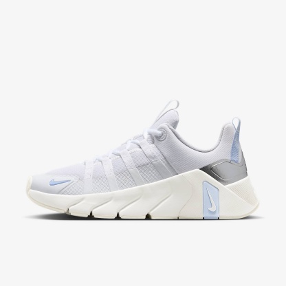 Nike Free Metcon 7 Trainingsschuhe (Damen) – Weiß/Hydrogen Blue/Metallic Silver/Weiß
